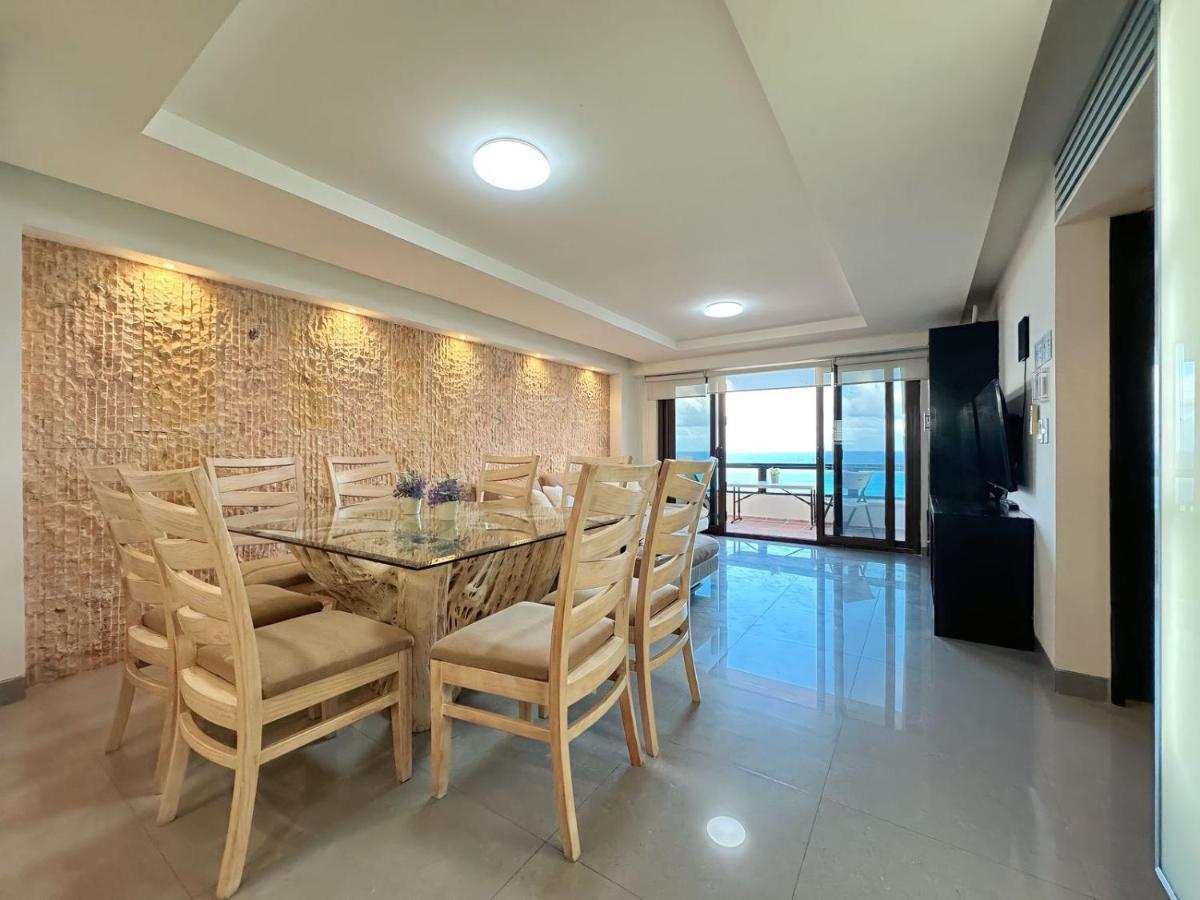 Amazing Beachfront Apartment Cancún Extérieur photo