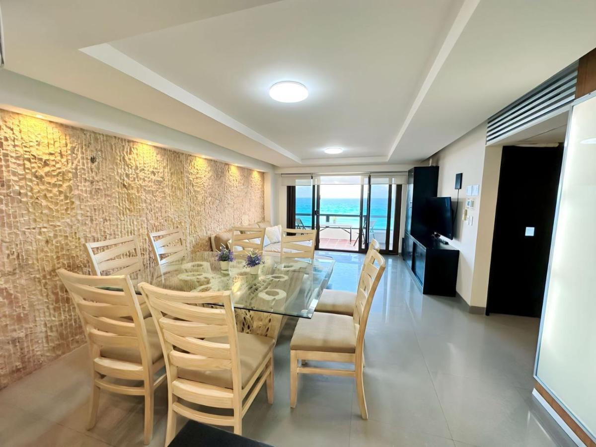 Amazing Beachfront Apartment Cancún Extérieur photo