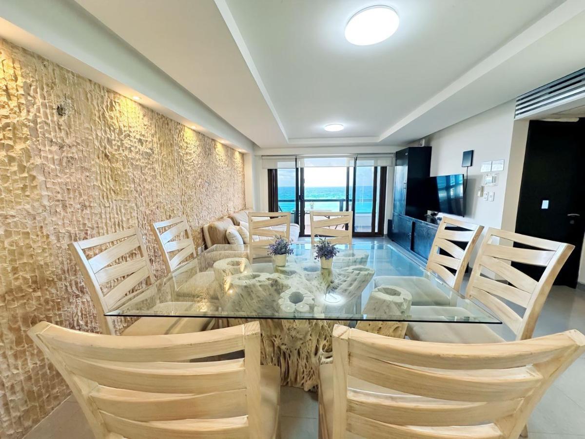 Amazing Beachfront Apartment Cancún Extérieur photo